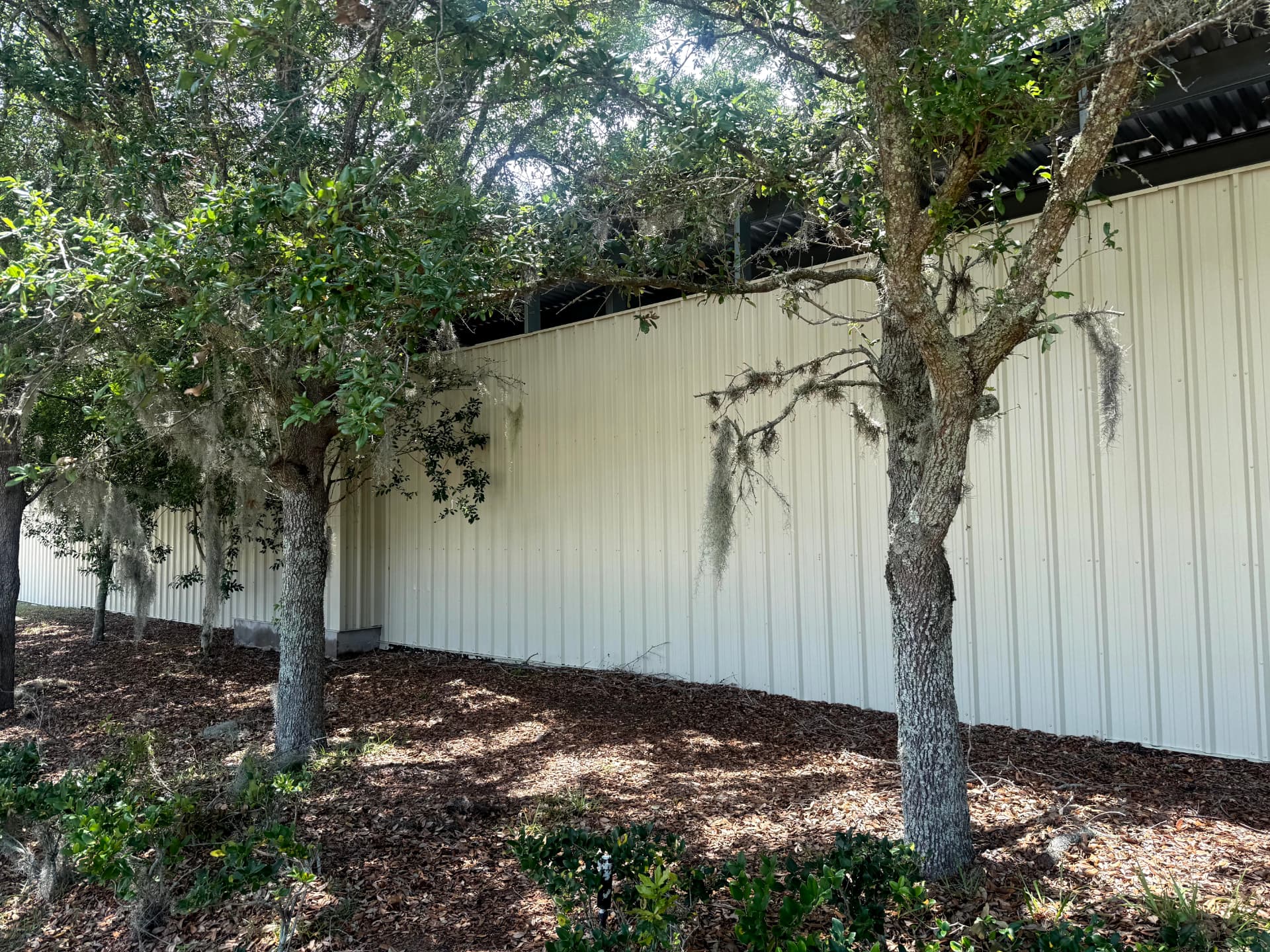 Before and after Fence Cleaning