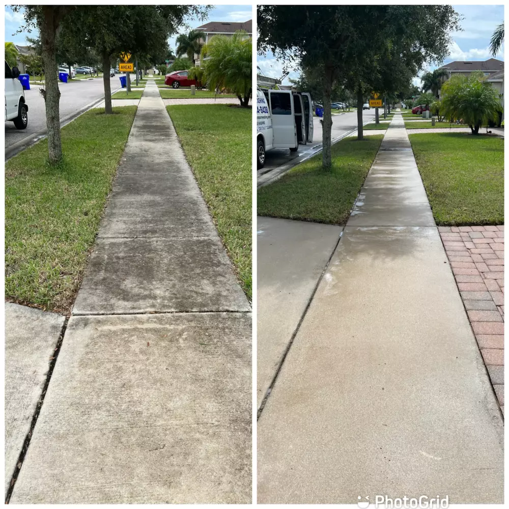 Clean Sidewalks, Clear Message: Why Commercial Sidewalk Cleaning Matters Image