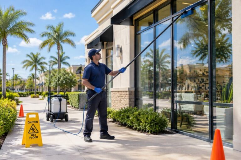 Commercial Building Cleaning: Safe Exterior Care for Orlando Storefronts
